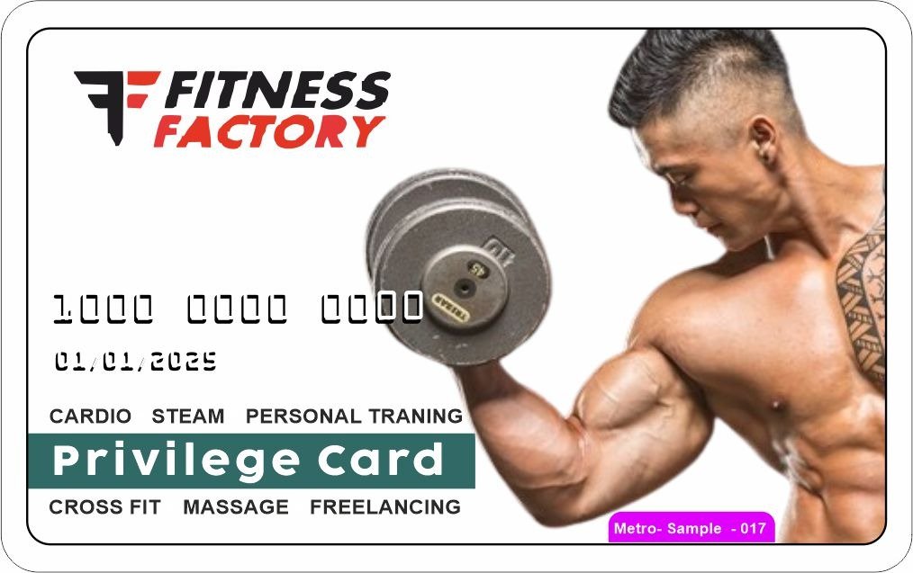 Real printed card sample 17
